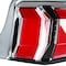 Spec-D Tuning 10-12 Ford Mustang LED Tail Lights-Black Trim-Red Bar LT-MST10BKLED-TM - alternate 2
